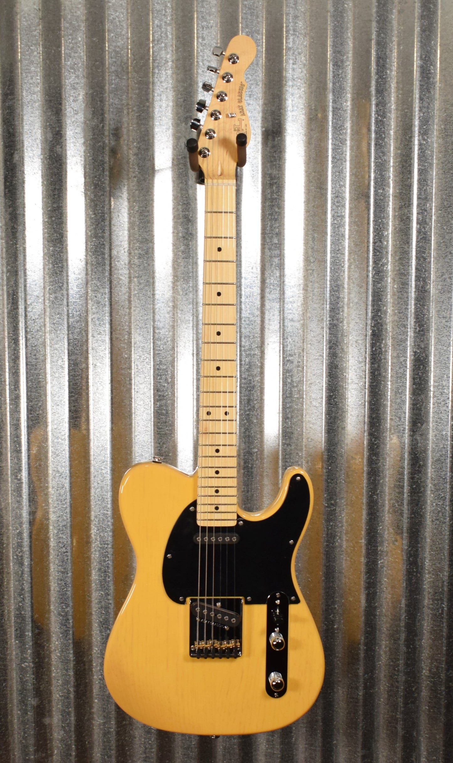 G&L USA ASAT Classic Butterscotch Blonde Pine Maple Satin Neck Guitar & Case #5216