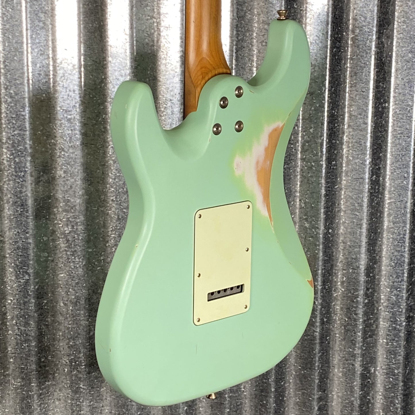 Jet JS400 RELIC SFG HSS Strat Style Guitar Seafoam Green Distressed #0007