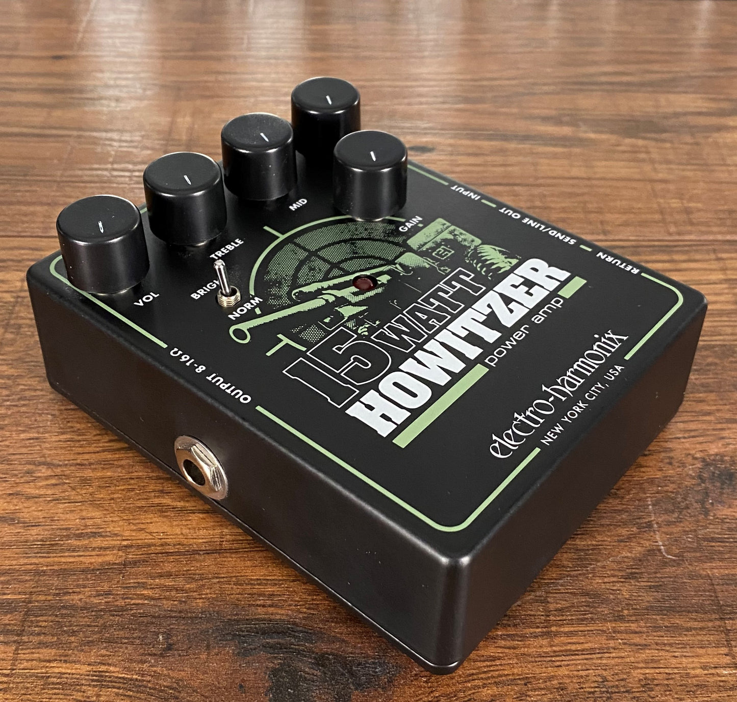 Electro-Harmonix EHX 15 Watt Howitzer Preamp Power Amp Guitar Effect Pedal Demo
