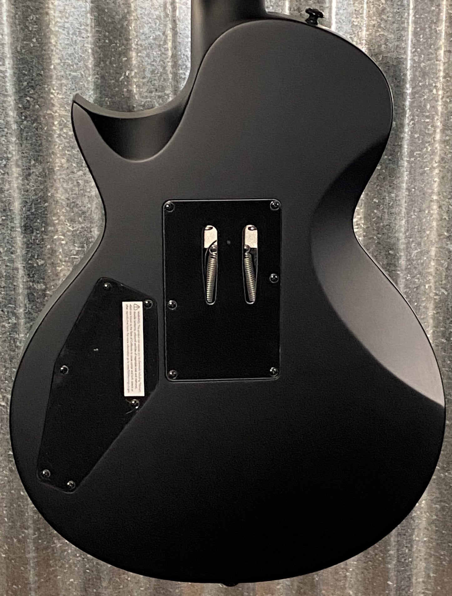 ESP LTD EC Black Metal Eclipse Seymour Duncan Black Satin Guitar LECBKMBLKS #0863 Used