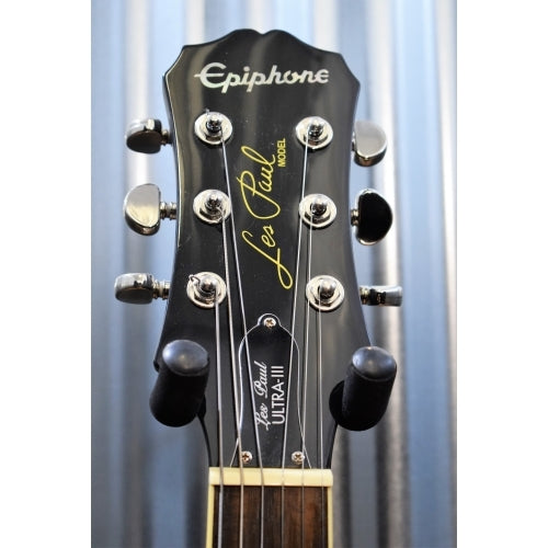 Epiphone Les Paul Ultra III Midnight Ebony Flame Top Guitar Used
