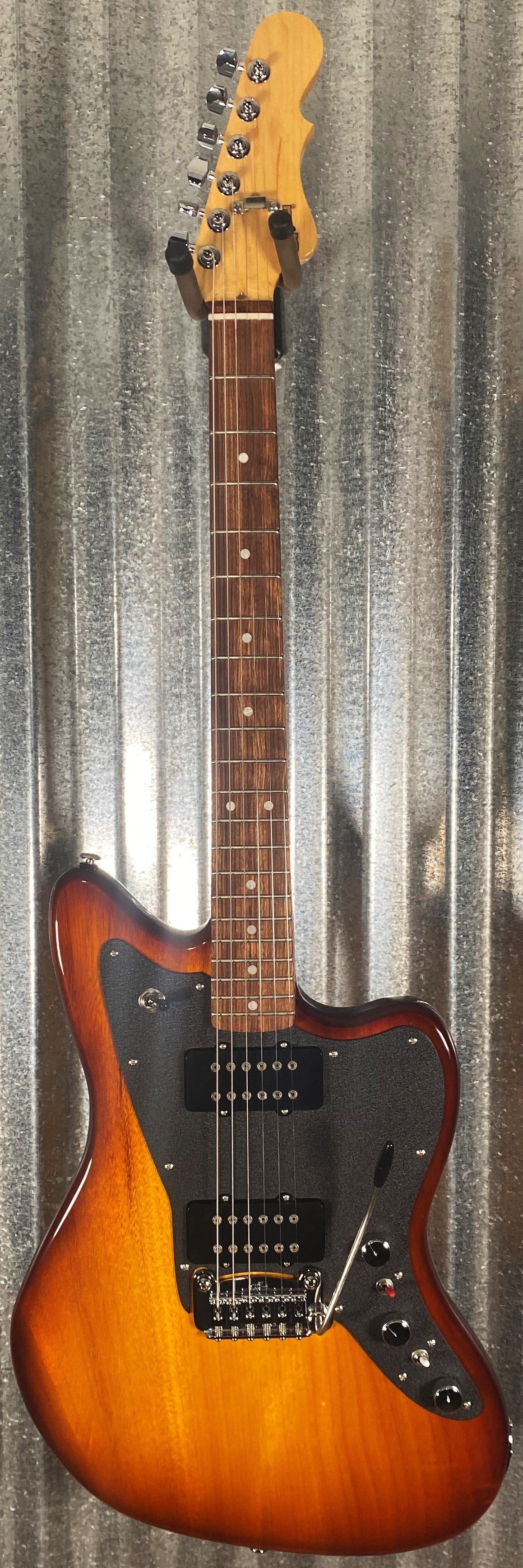 G&L USA CLF Research Doheny V12 Old School Tobacco Sunburst Guitar & Case Blem #7300