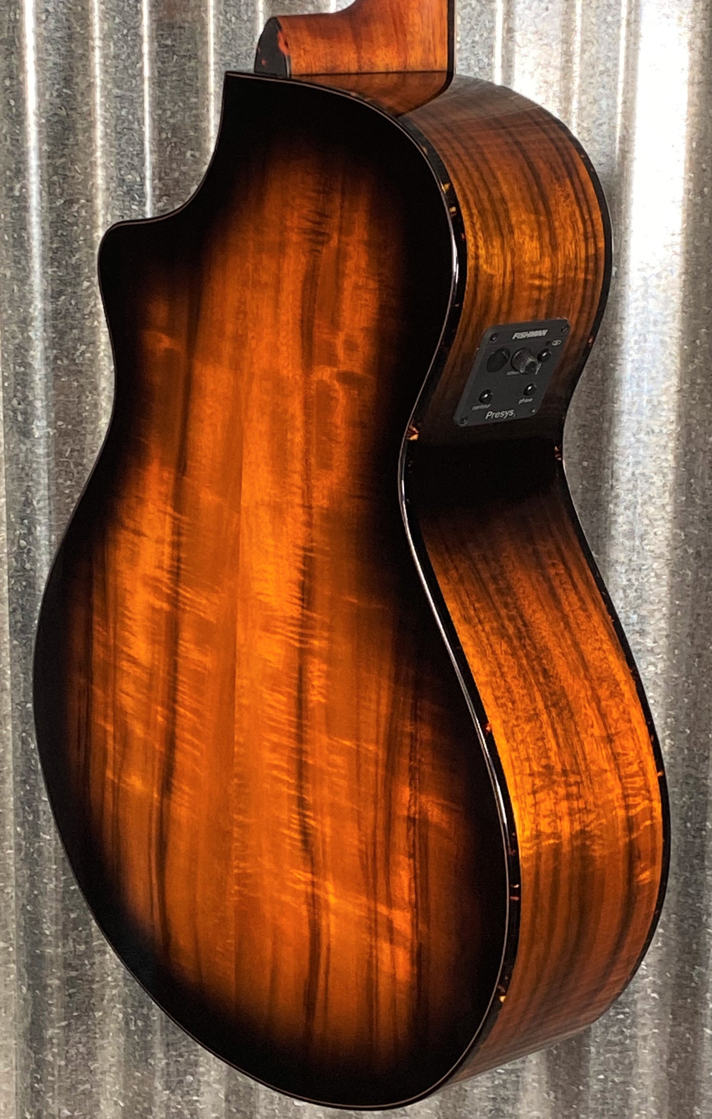 Breedlove Pursuit Exotic S Concert Edgeburst CE Koa Acoustic Electric Guitar PSCN44CEKOKO #8857