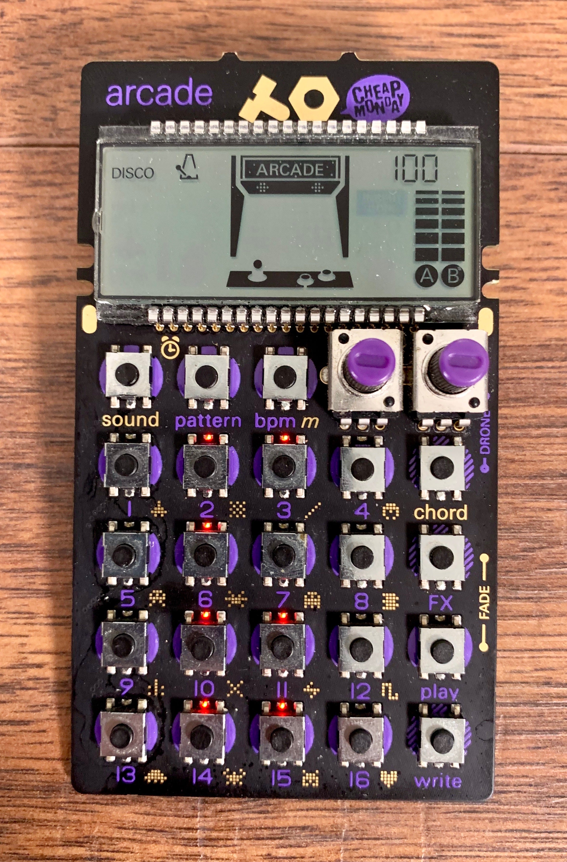 Teenage Engineering Pocket Operator Mini Synthesizer PO-20 Arcade Used