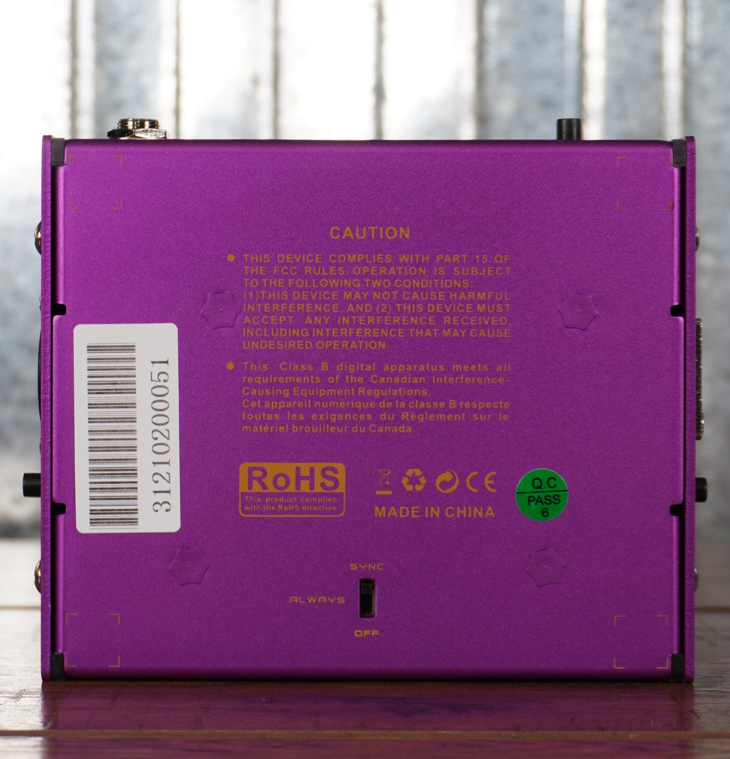 JOYO R-16 Vocal Lab Harmony Vocal Effect Pedal