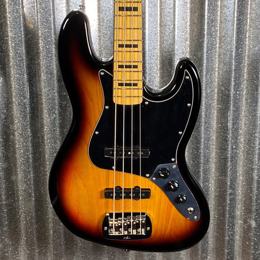 G&L Tribute JB 4 String Jazz Bass 3 Tone Sunburst #4702