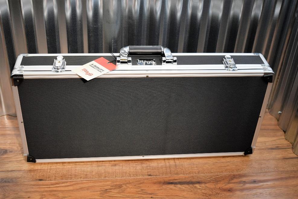 stagg pedal case Stagg UPC-688 ABS Briefcase Effect Pedalboard & Case – Specialty Traders