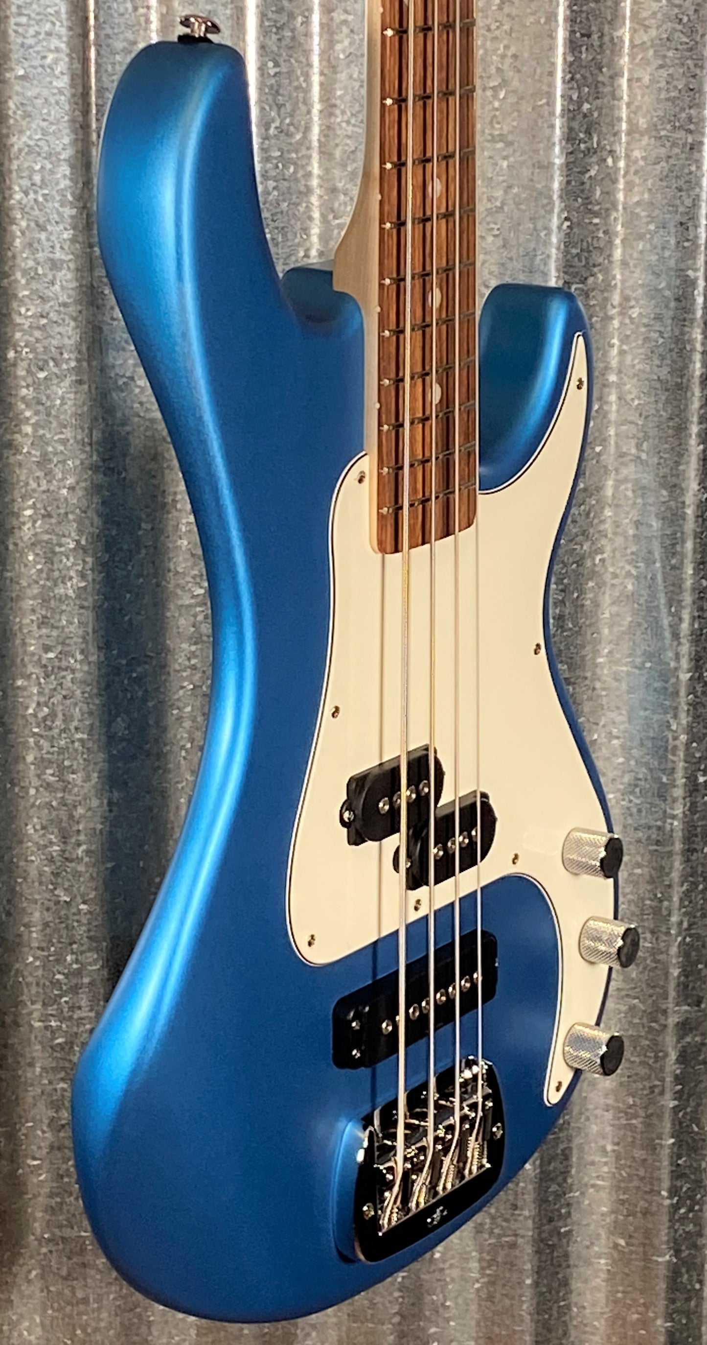 G&L USA SB-2T Tone Mod Lake Placid Blue Frost 4 String Bass & Case #6003