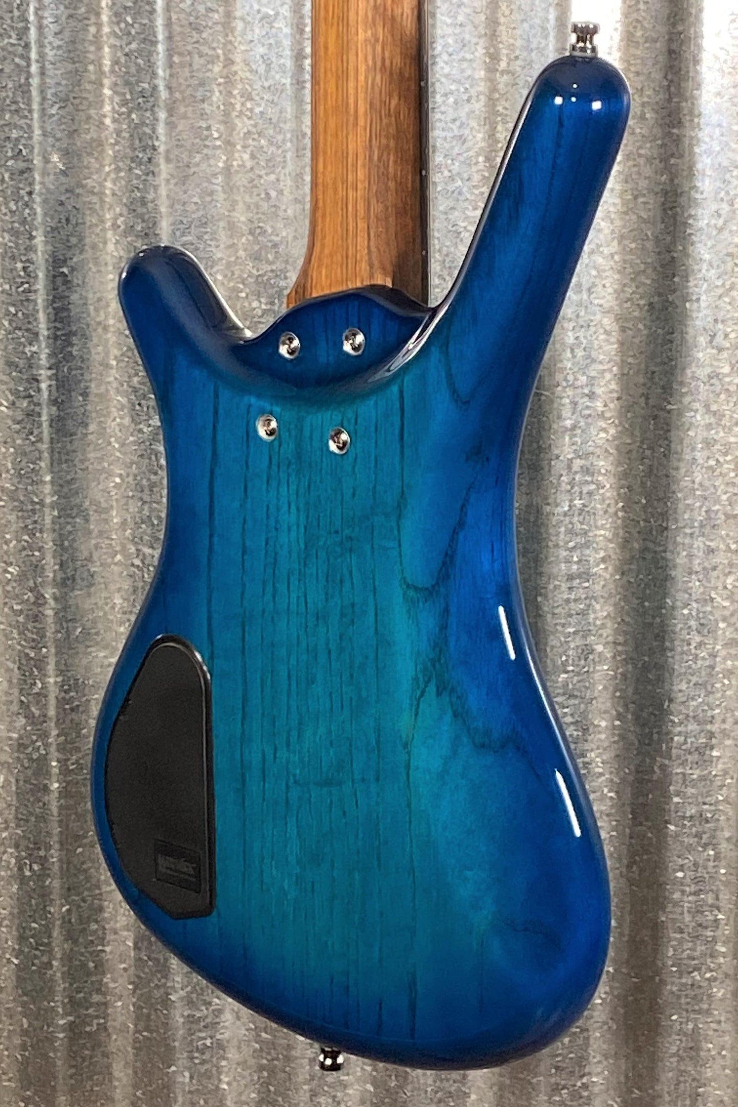 Warwick German Pro Series Corvette $$ 5 String Bass LTD Edition Lagoon Blueburst & Bag #0522