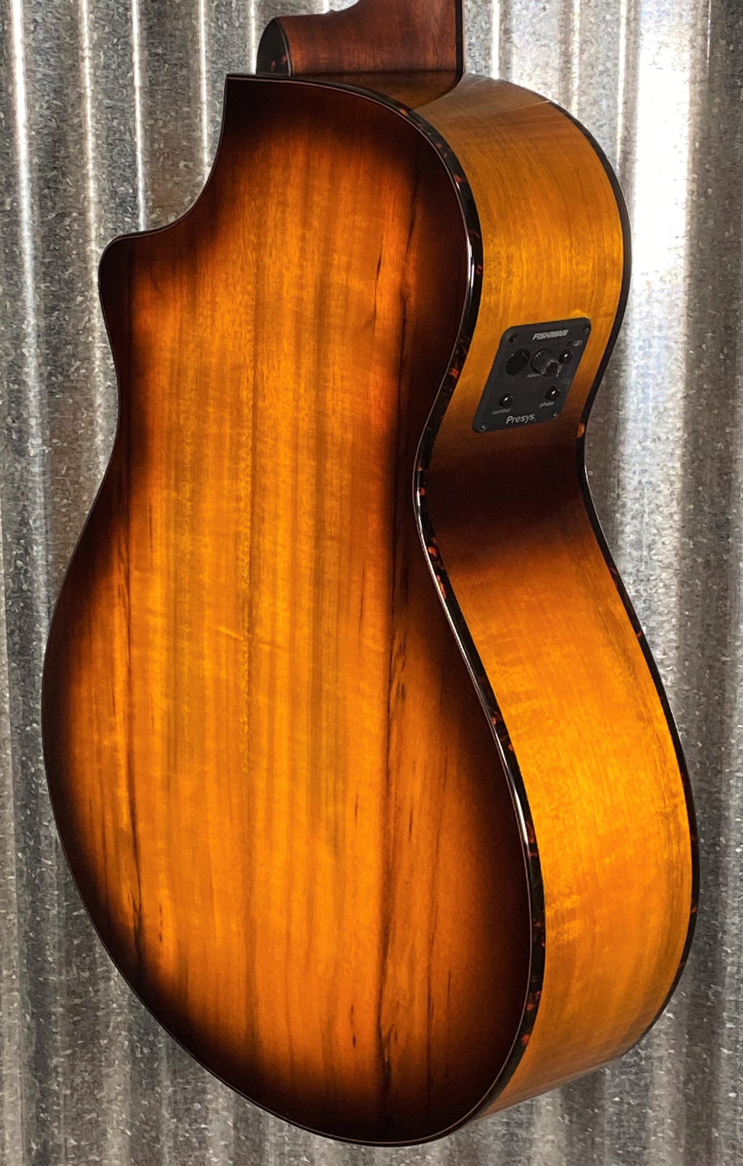Breedlove Pursuit Exotic S Concert Tiger's Eye CE Myrtlewood Acoustic Electric Guitar PSCN42CEMYMY #2617