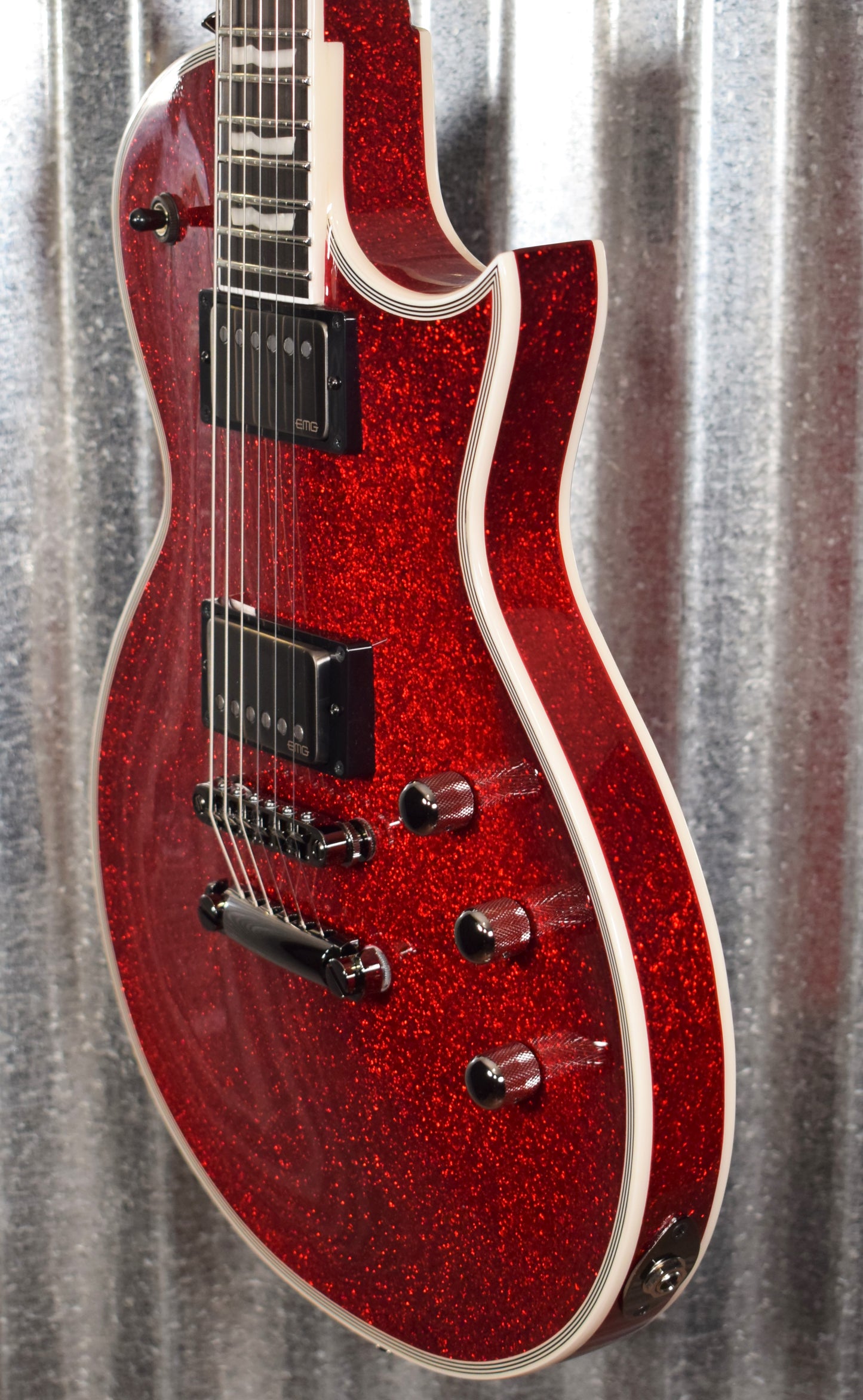ESP E-II Eclipse DB Red Sparkle EMG Guitar & Case EIIECDBRSP Japan #ES7300203