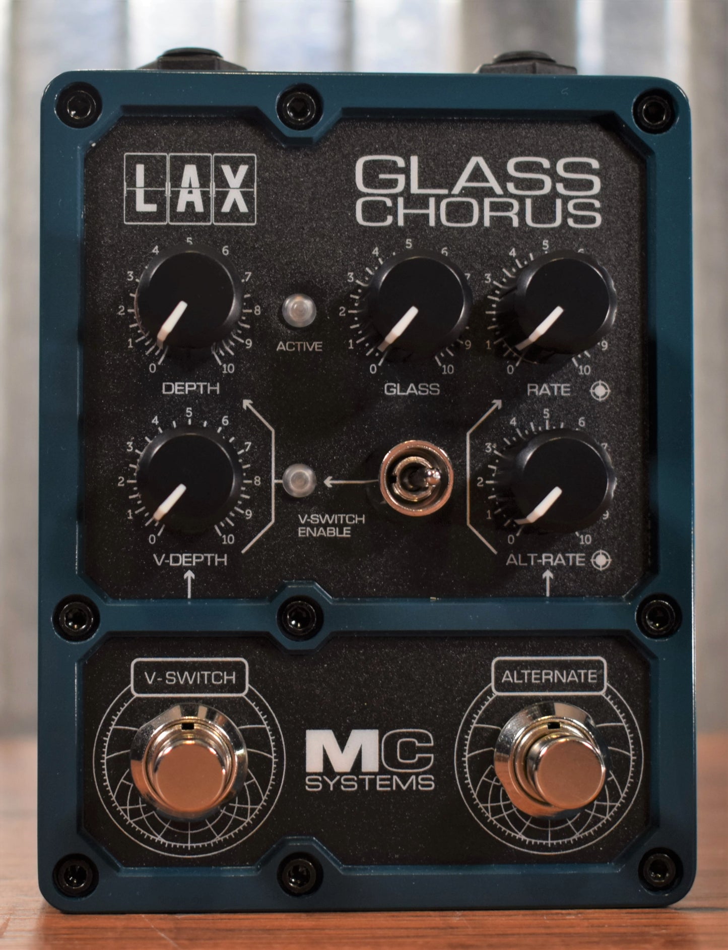 MC Systems Apollo LAX Glass Chorus Guitar Effect Pedal Used