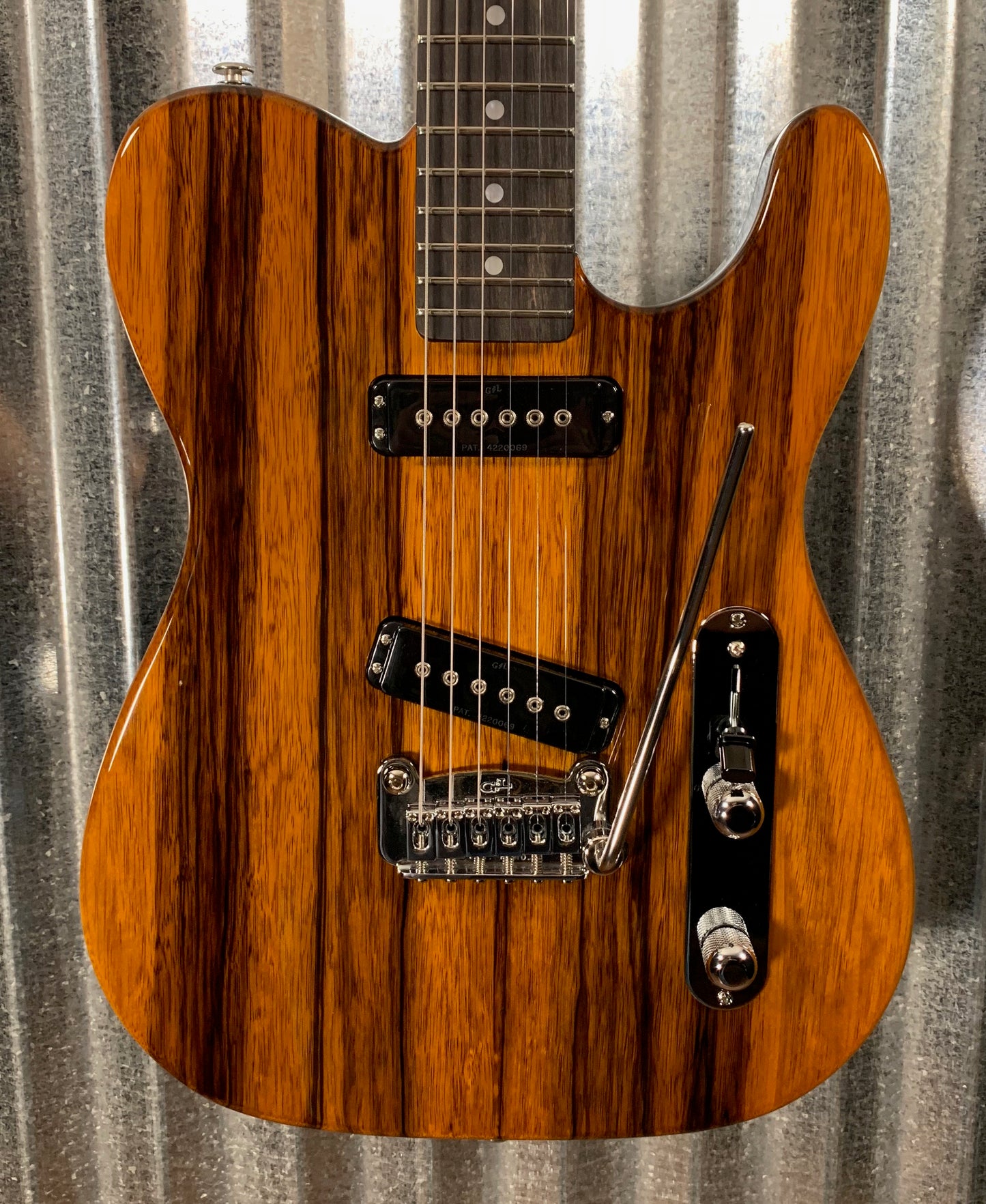 G&L Guitars USA Custom Shop ASAT Special Honeyburst Galaxy Black Back Guitar & Case 2019 #5017