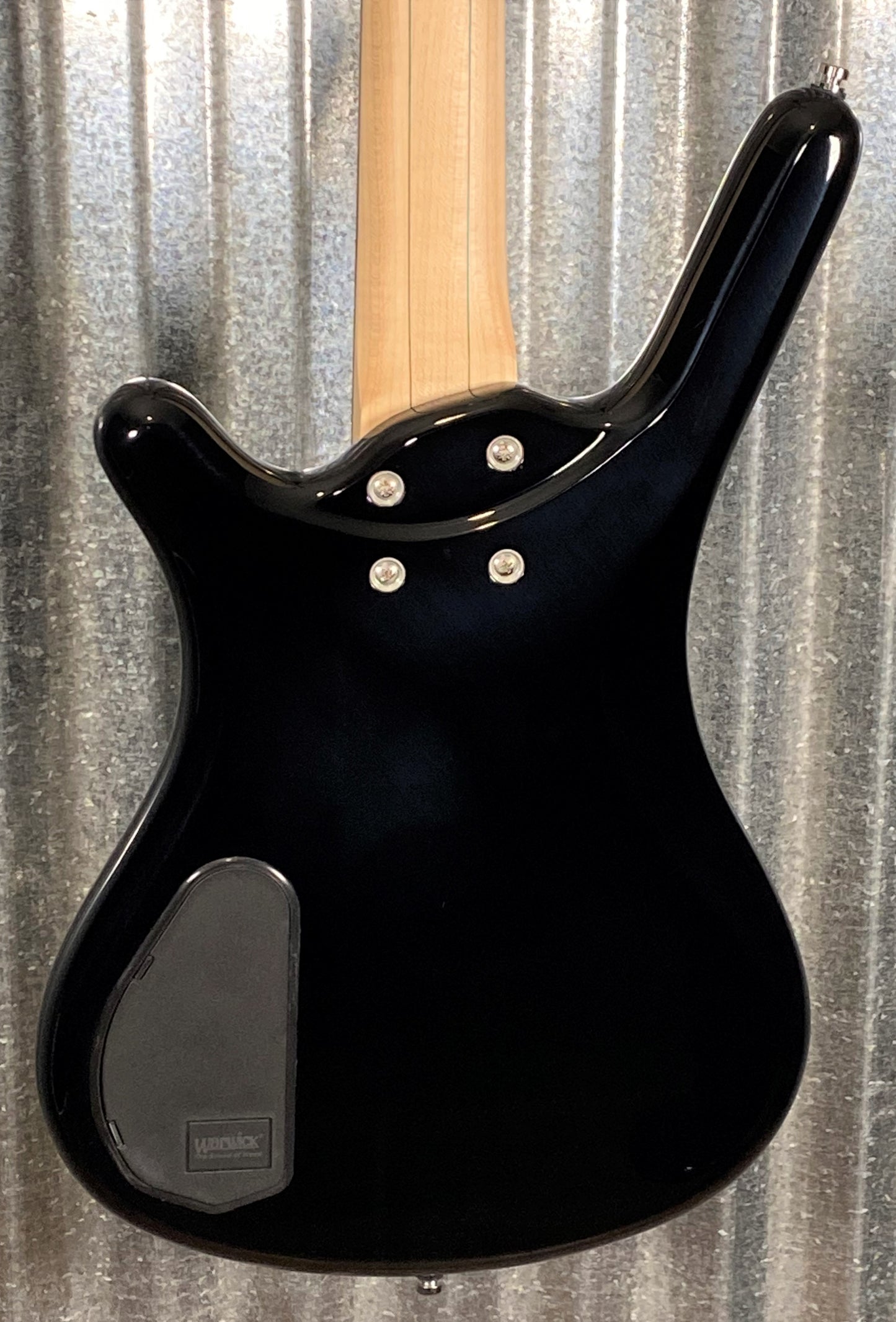 Warwick RockBass Corvette Basic Black Active Short Scale 4 String Bass & Bag #9321