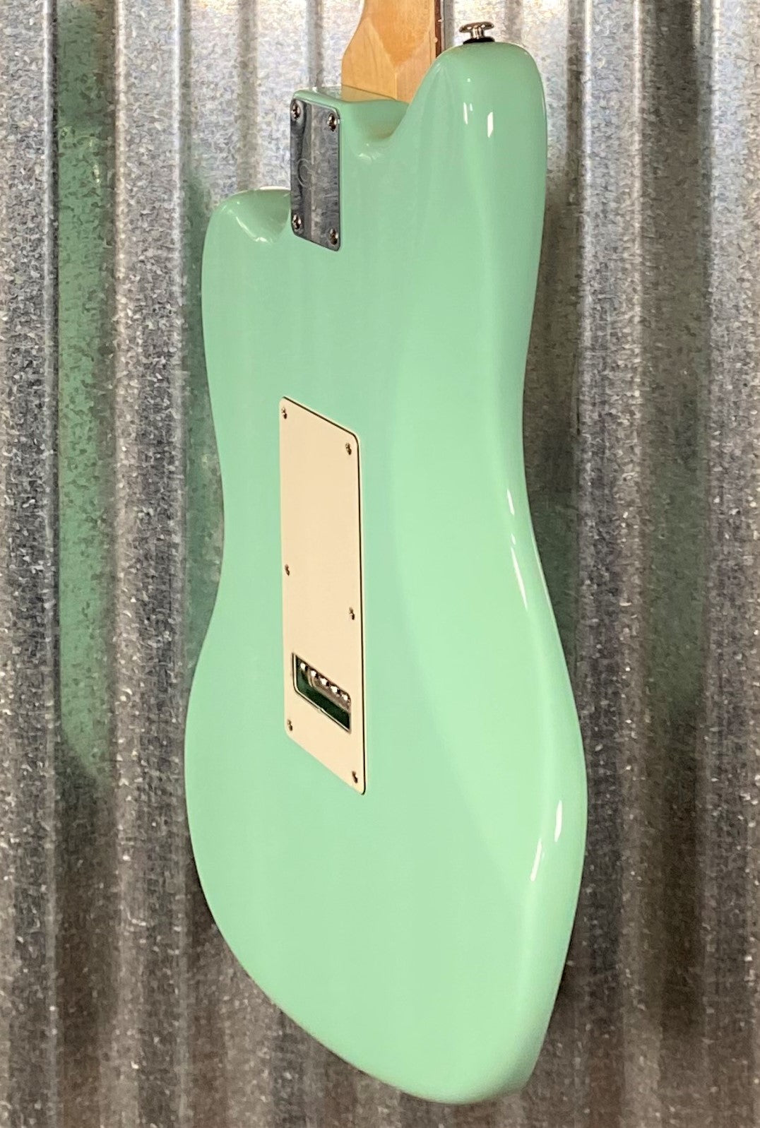 G&L USA Fullerton Deluxe Doheny Surf Green Guitar & Bag #4043