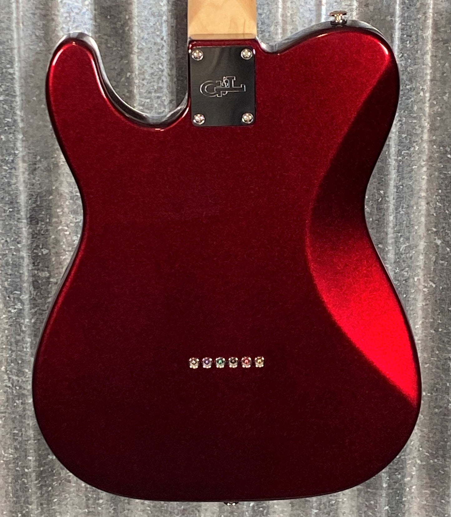 G&L USA 2023 Custom ASAT Classic Bluesboy Ruby Red Metallic Guitar & Bag #1201 Used