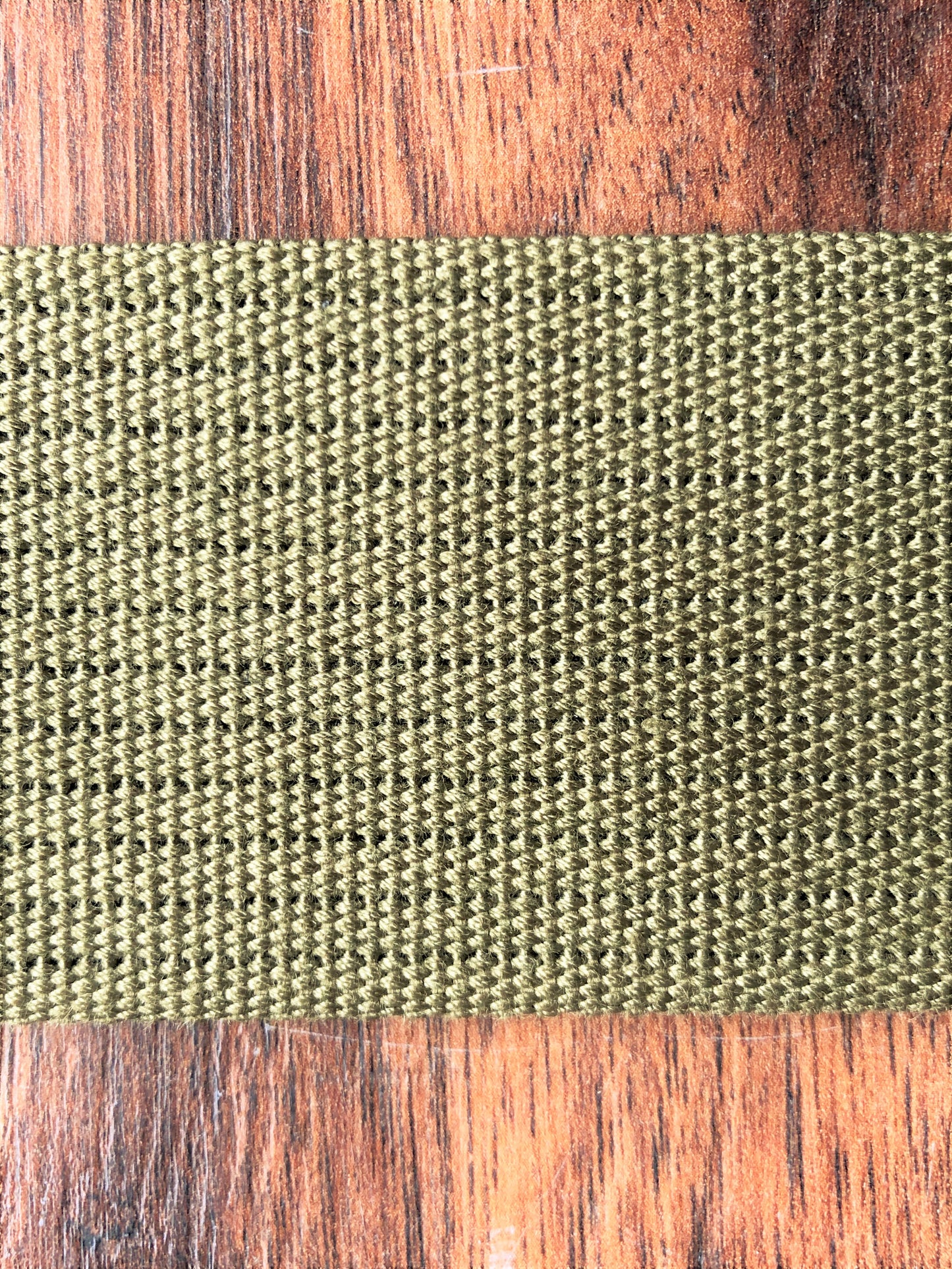 Dunlop D2701OL Olive Ribbed Cotton Guitar & Bass Strap Green