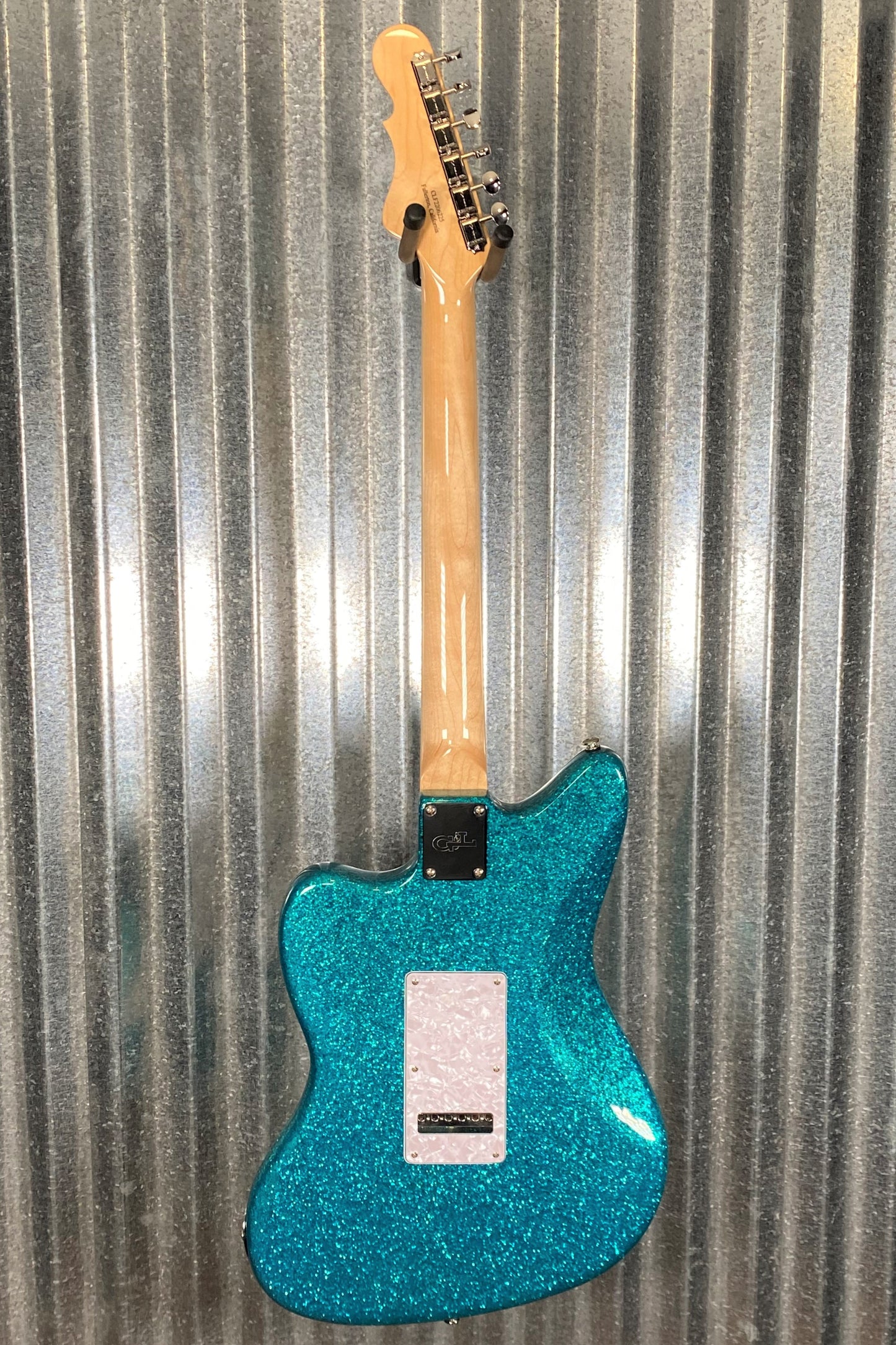 G&L USA Doheny Turquoise Metal Flake Guitar & Case #6225