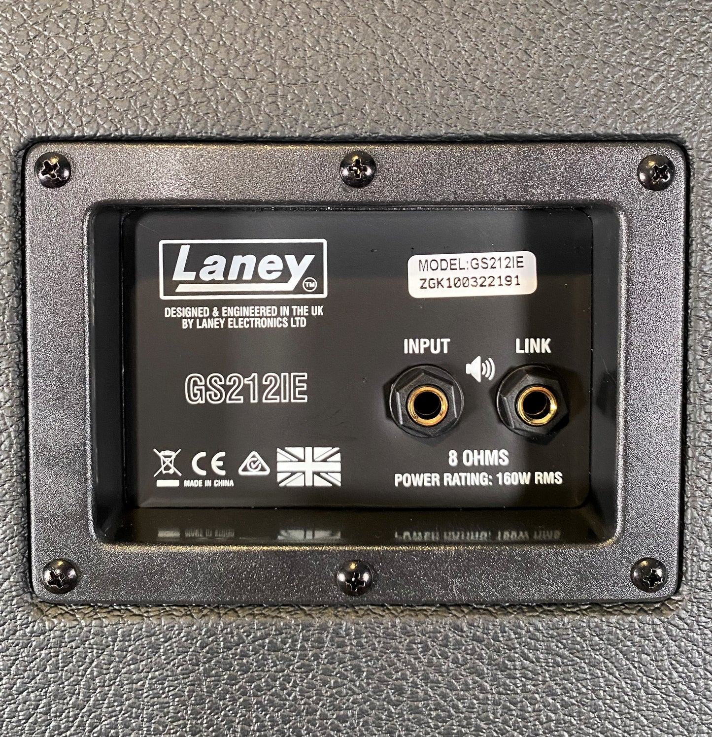 Laney GS212IE 2x12" 160 Watt Guitar Amplifier Extension Speaker Cabinet