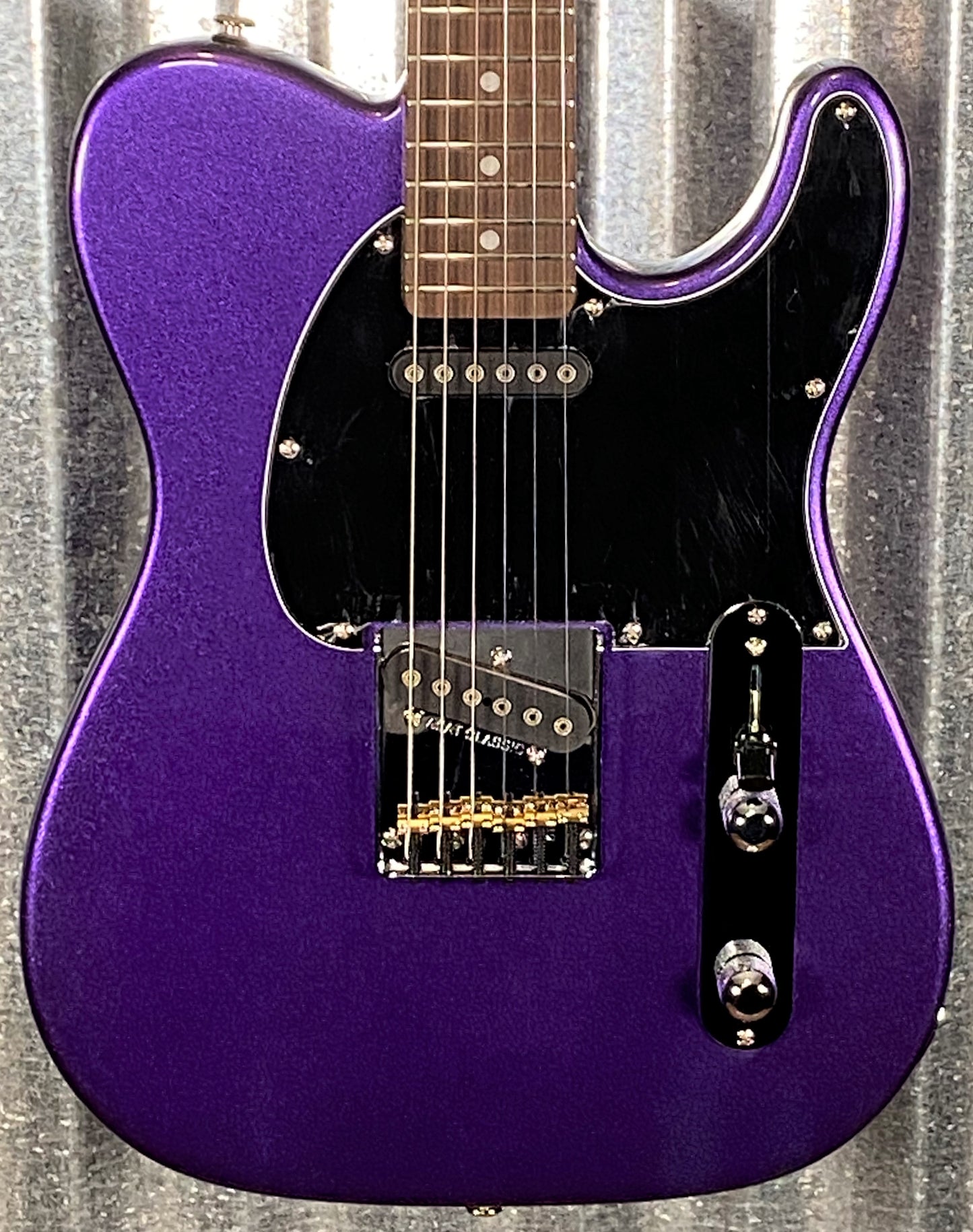 G&L USA ASAT Classic Royal Purple Metallic Guitar & Case #5157