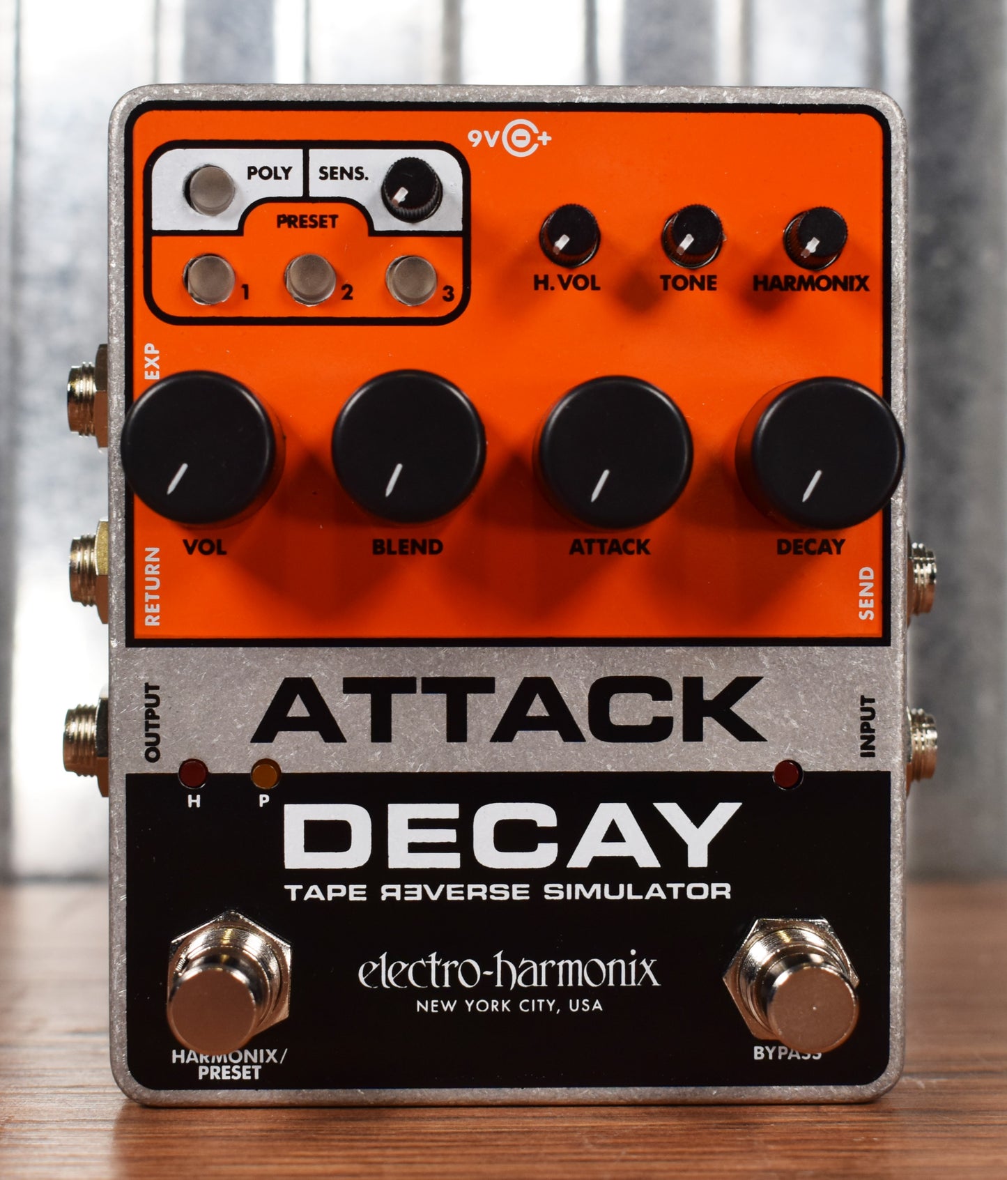 Electro-Harmonix EHX Attack Decay Tape Reverse Simulator Guitar Effect Pedal