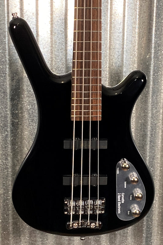 Warwick RockBass Corvette Basic Black Active Short Scale 4 String Bass & Bag Blem #1021
