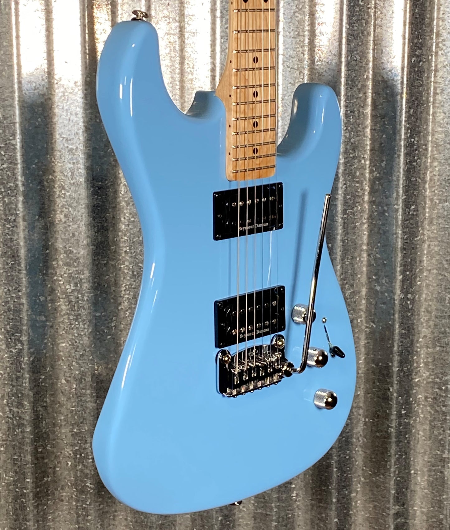 G&L USA 2021 Custom Legacy HH RMC Himalayan Blue Guitar & Bag #6284 Used