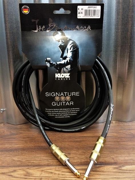 Klotz Cables JBPP060 Joe Bonamassa 20' STR/STR 1/4" Premium Instrument Cable