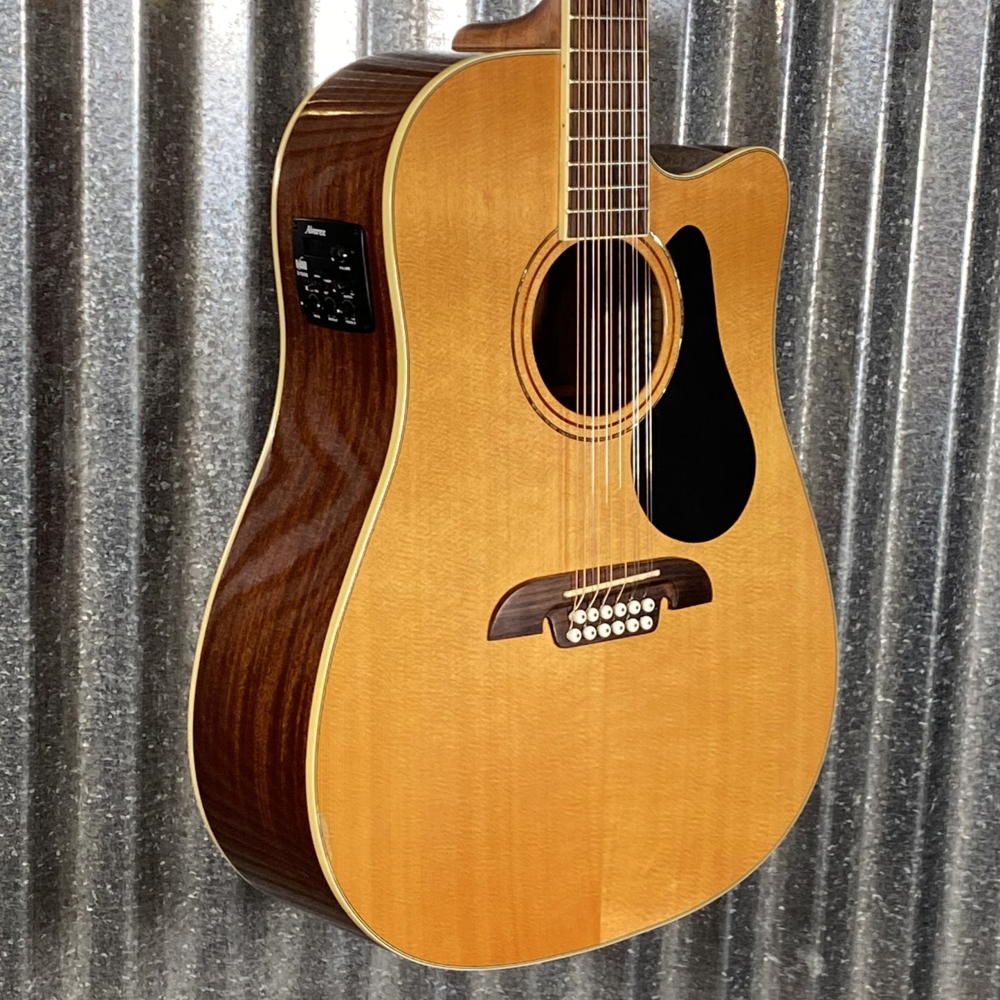 Alvarez Artist Series AD6012CE 12 String Cutaway Acoustic Electric Guitar & Case #0890 Used