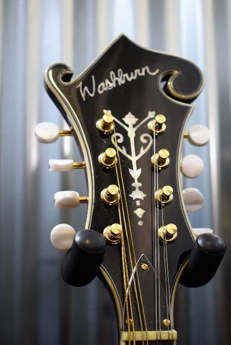 Washburn M3SWETWRK Mandolin in Trans Wine Red & Case B Stock #0088