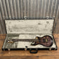 ESP LTD JR-608 Javier Reyes 8 String Baritone Faded Blue Sunburst Guitar & Case #0830 B Stock