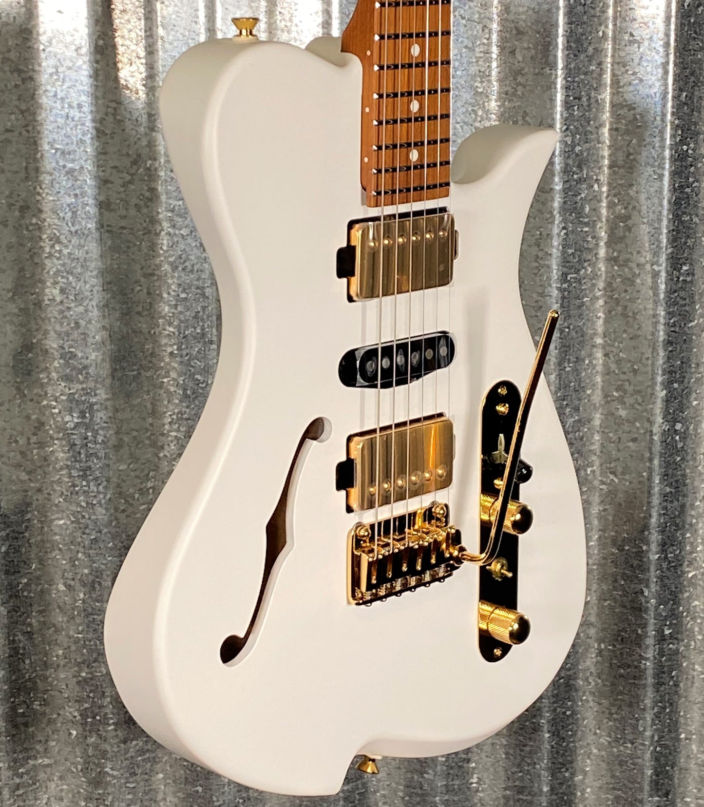 Vola Vasti KJM J1 Kaspar Jalily Signature White Matte Guitar & Bag #4893