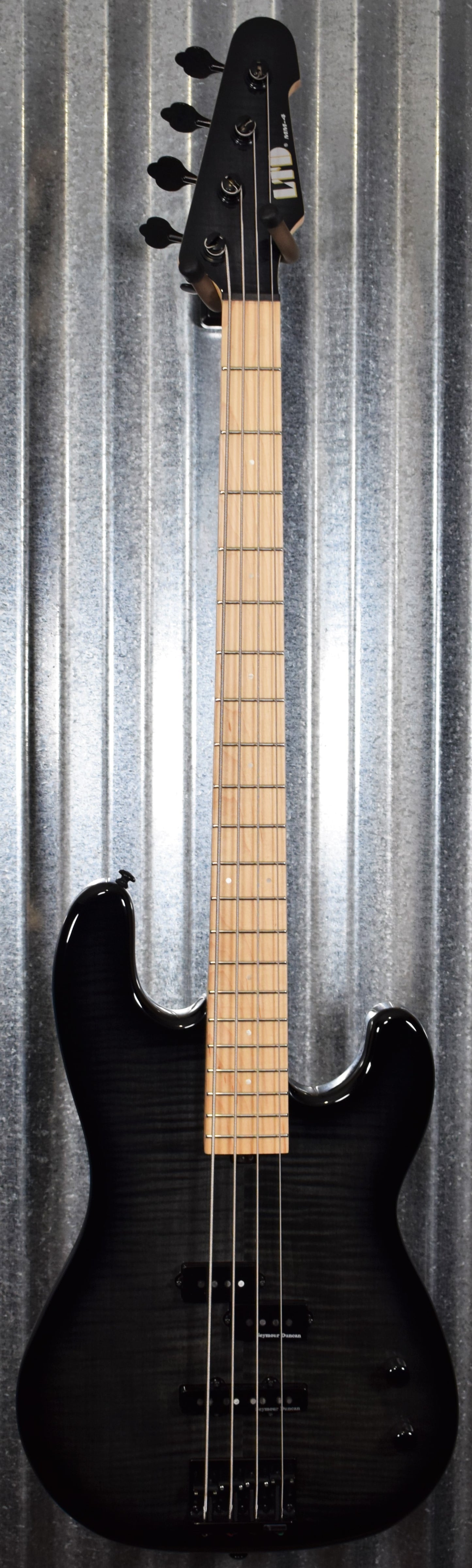 ESP LTD MM-4FM Marco Mendoza 4 String Bass See Thru Black Sunburst LMM4FMSTBLKSB #2102
