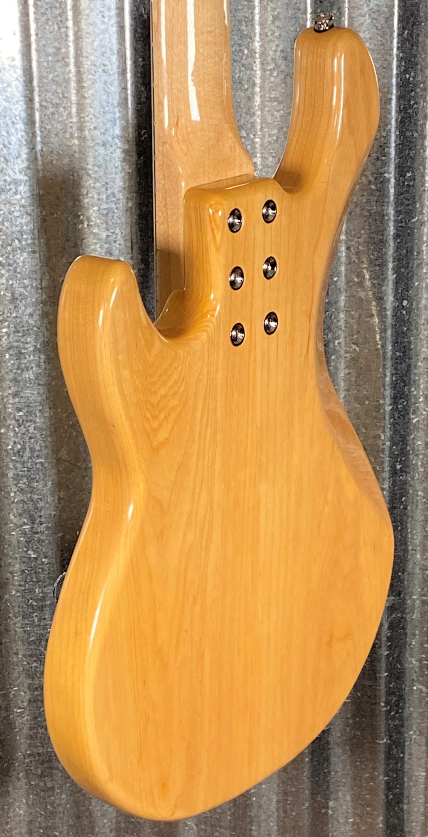 G&L USA CLF Research L-1000 S750 5 String Bass Natural & Case #5023