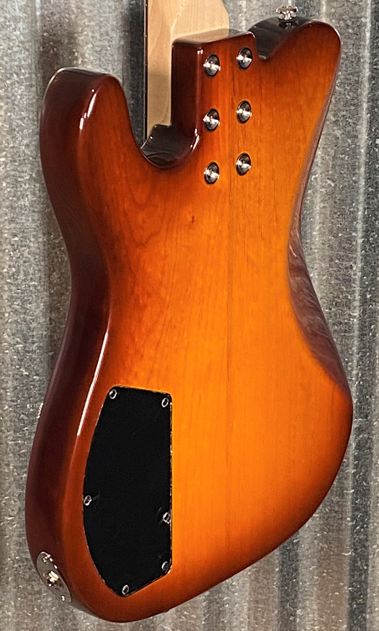 G&L USA ASAT Bass Old School Tobacco Sunburst 4 String Bass & Case #6007