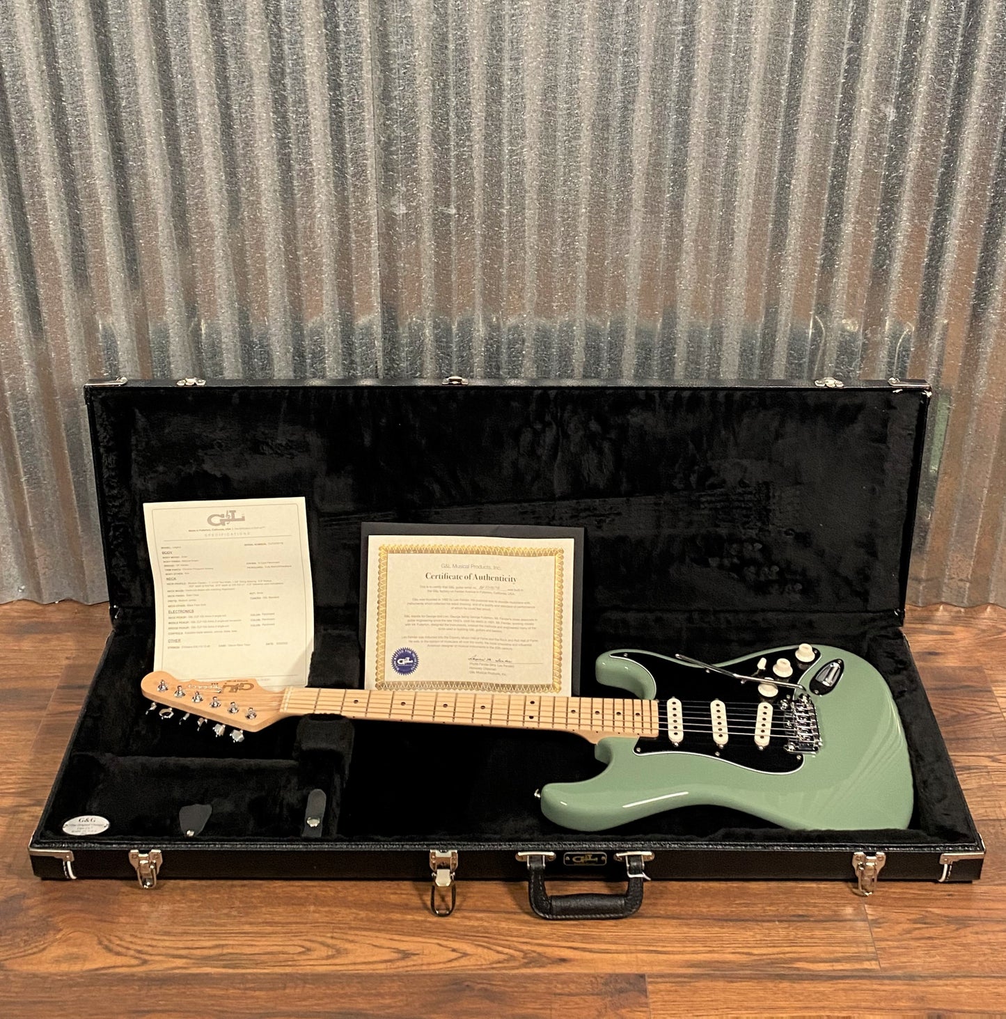 G&L USA Legacy Macha Tea Guitar & Case #5178