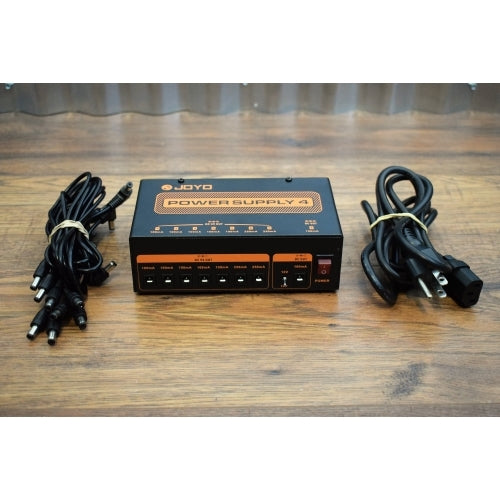 Joyo JP-04 Power Supply 4 Isolated 8 Outlet Pedalboard Power Supply Demo