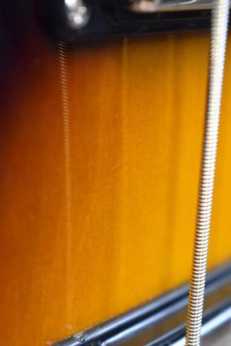 Hagstrom Viking Bass 4 String Tobacco Sunburst Semi Hollow VIKB-TSB #0063