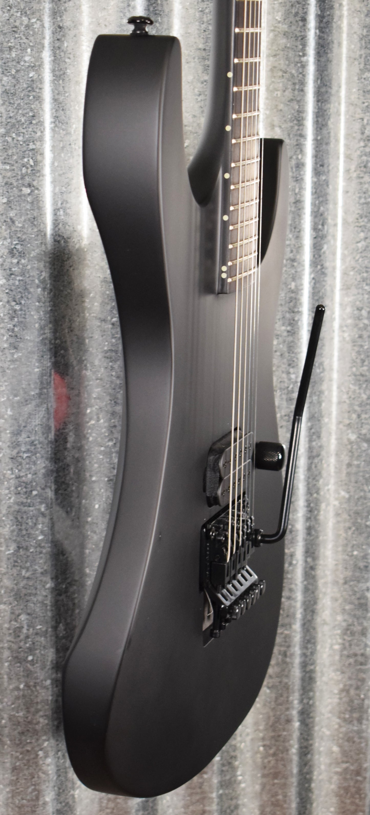 ESP LTD M Black Metal Satin Seymour Duncan Guitar MBKMBLKS #1371 B Stock