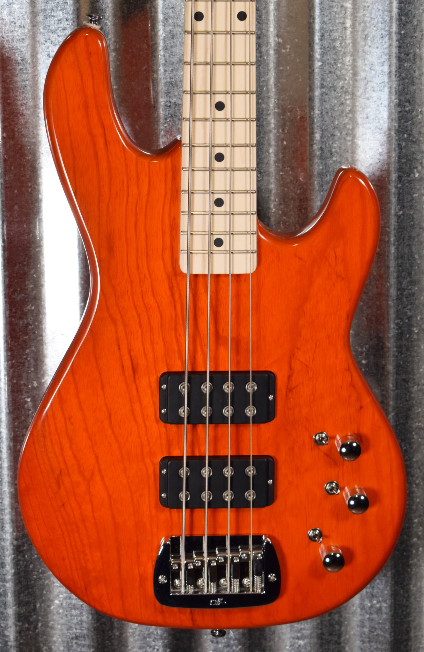 G&L Tribute L-2000 Clear Orange 4 String Bass L2000 #2966