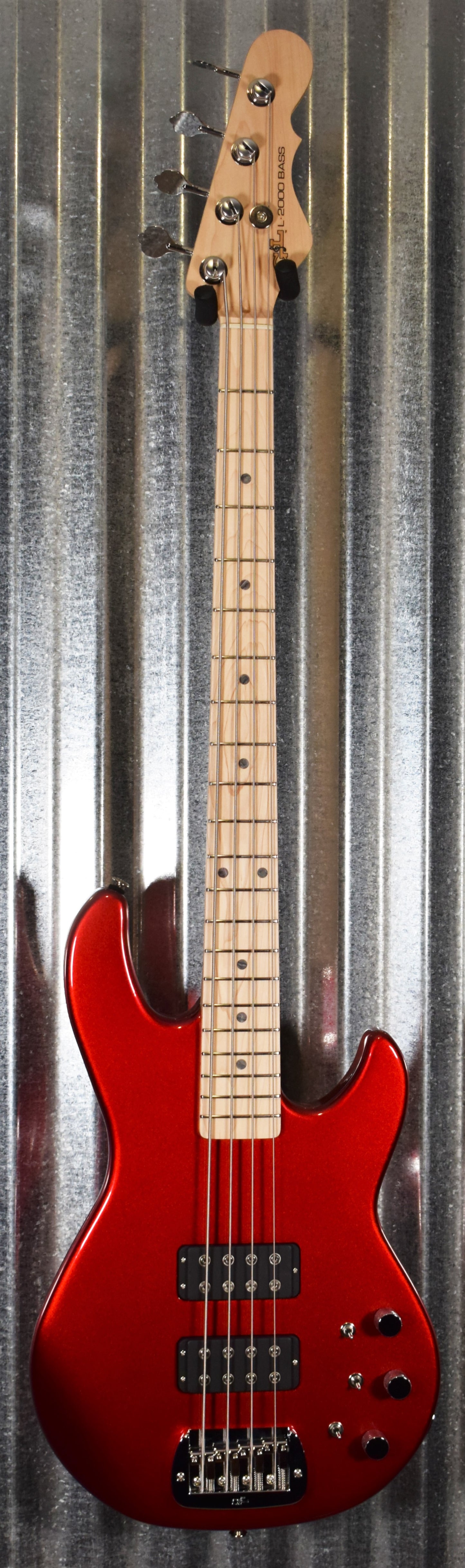 G&L USA L-2000 Candy Apple Red Bass & Case L2000 2018 #7159