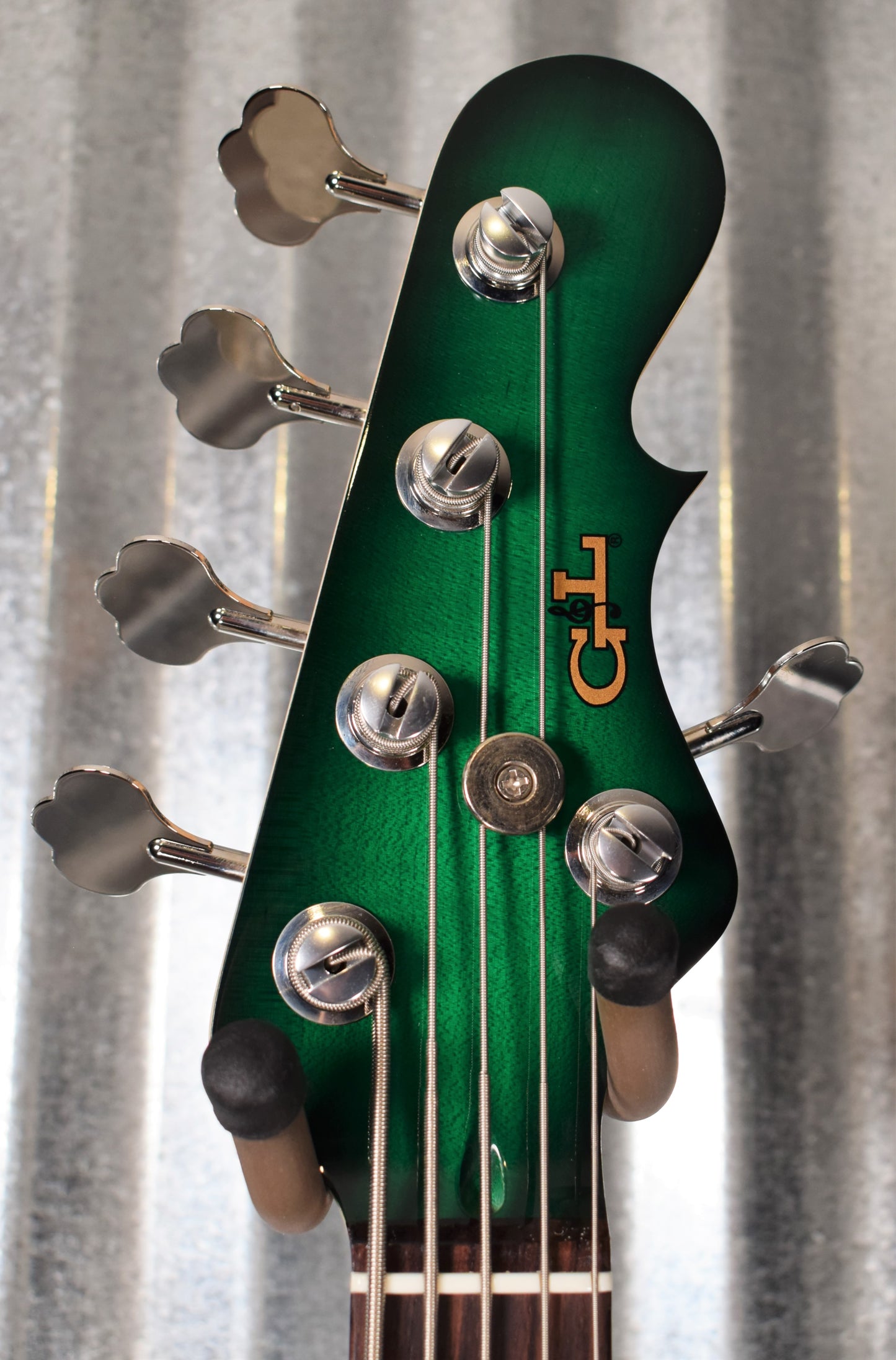 G&L USA Kiloton 5 String Bass Greenburst & Case 2020 #0173