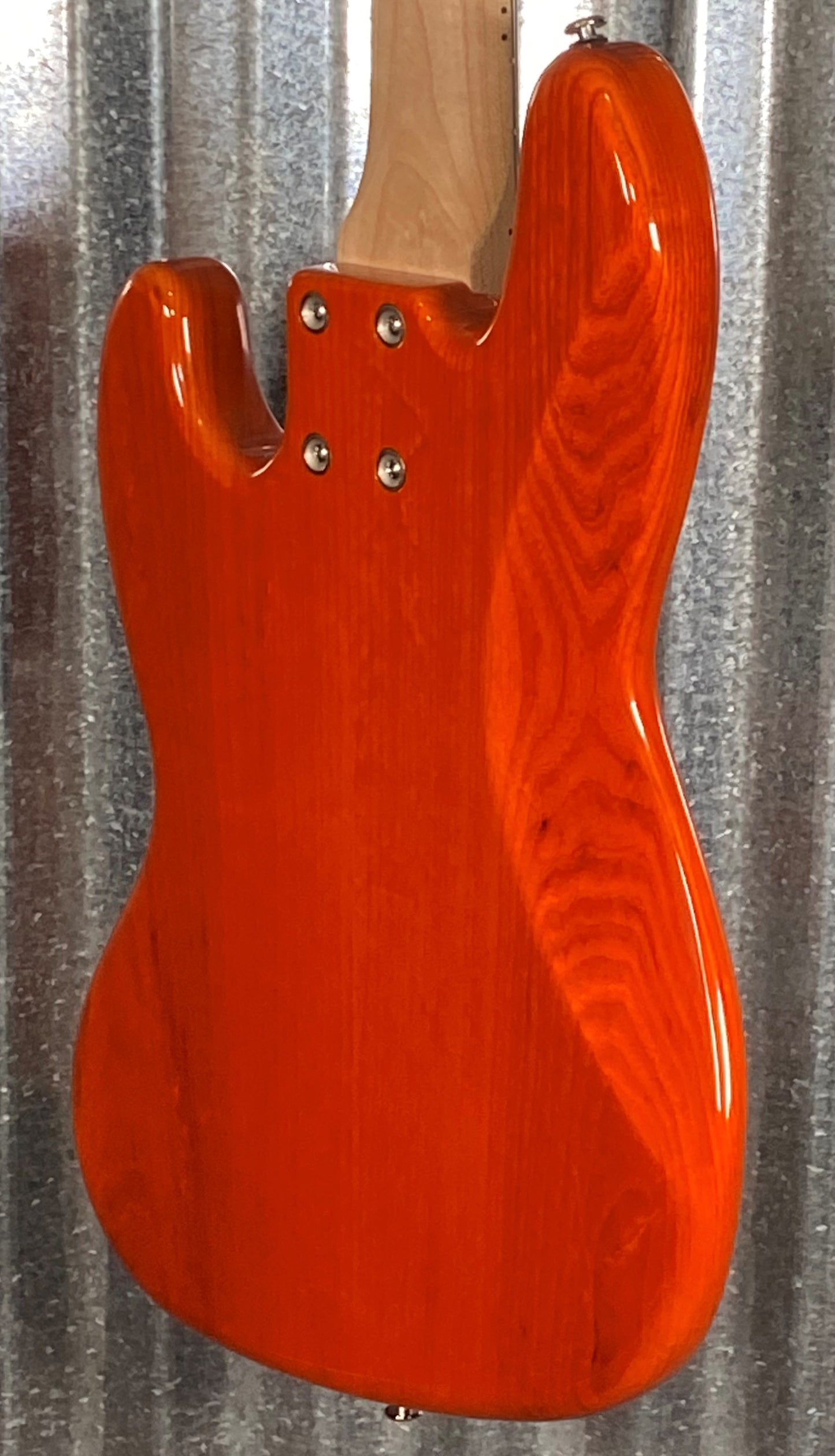G&L USA JB5 Clear Orange 5 String Bass & Case JB-5 #7091
