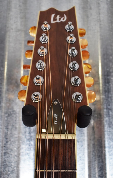 ESP LTD TL Series TL-12 Thinline Acoustic Electric 12 String Guitar & Case #0791