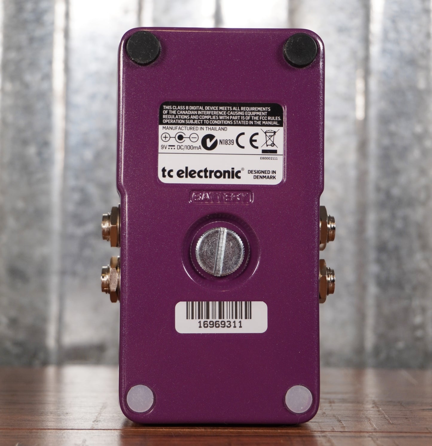 TC Electronic Vortex Flanger Tone Print Guitar Effect Pedal Used