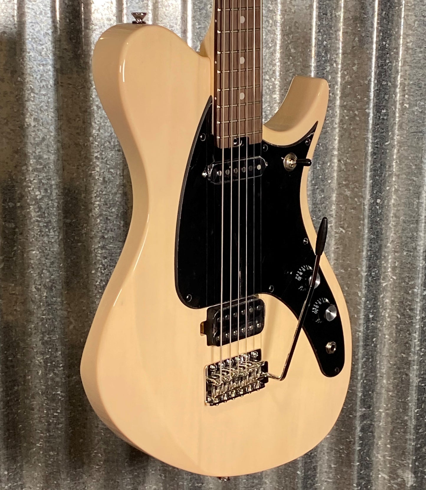 ARIA Pro II JET-BTONE-SVW Baritone Guitar See Through Vintage White #8906