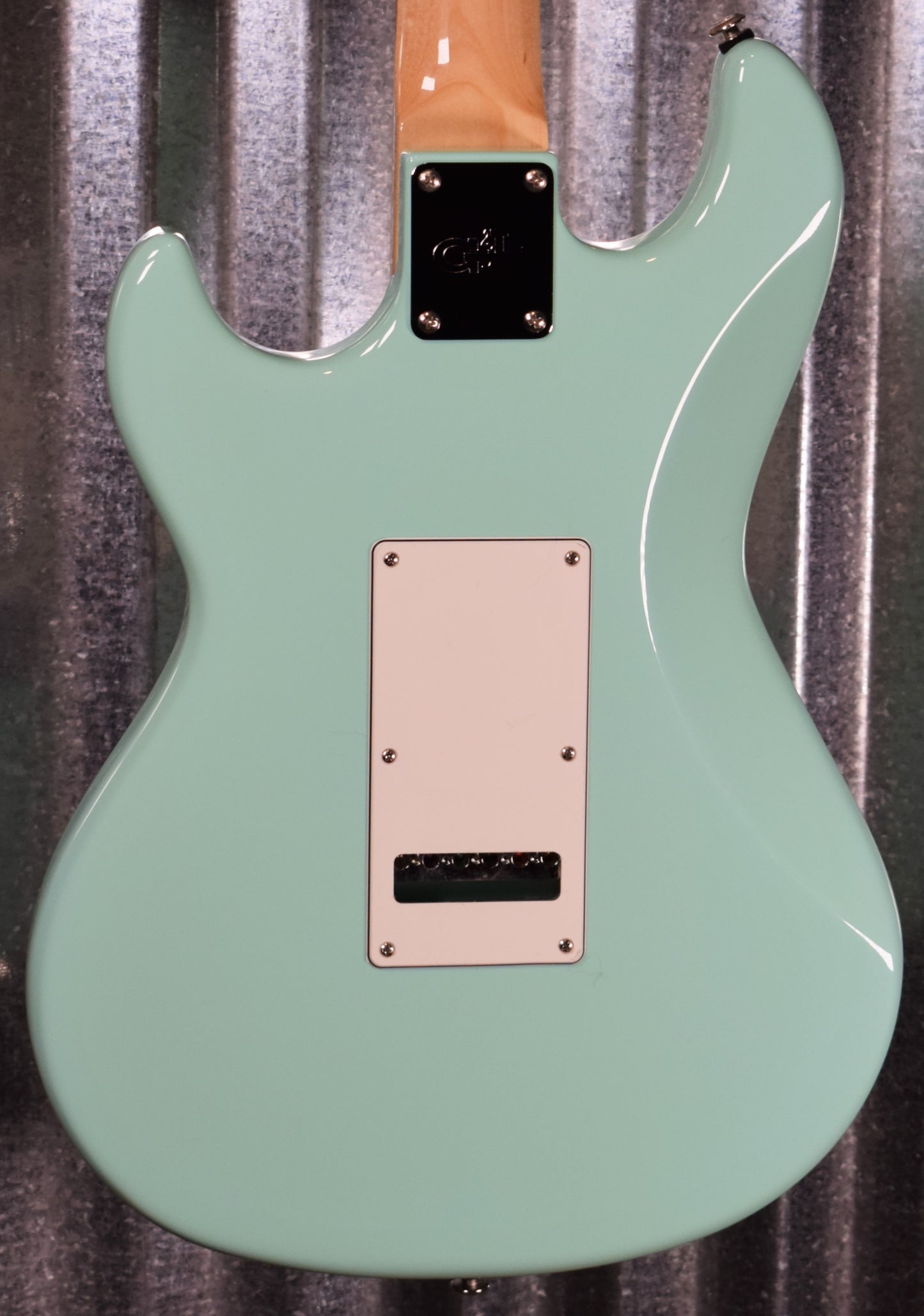 G&L USA Fullerton Deluxe Skyhawk HH Surf Green Guitar & Case #2092