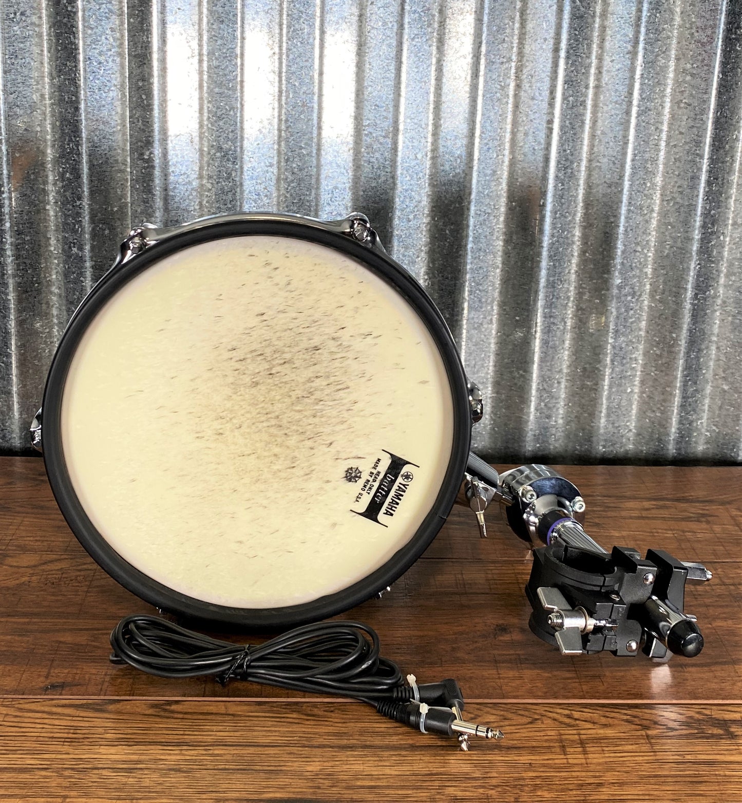 Yamaha DTEXTREME RHP100T 10" Electronic Tom Drum Trigger Pad With Birch Wood Shell & Mounting Hardware #2 Used