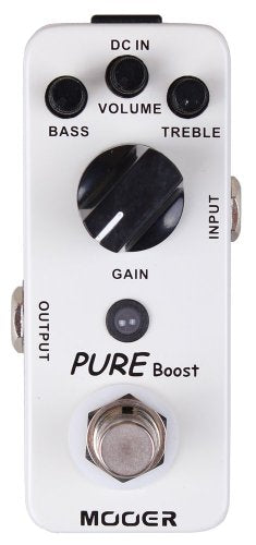 Mooer Audio Pure Boost Clean Boost Effects Pedal FX for Electric Guitar