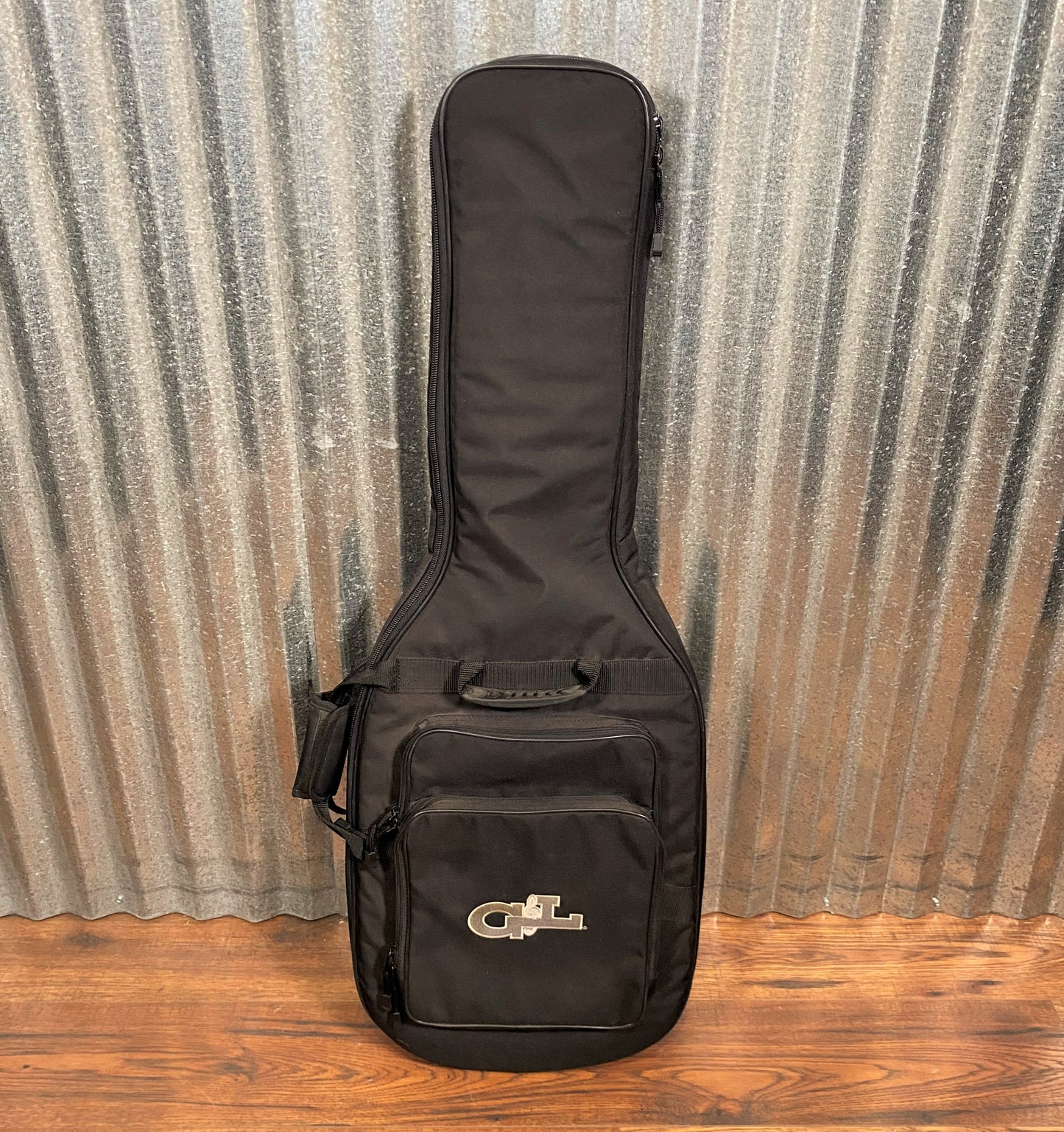 G&L Silver Logo Electric Guitar Gig Bag Black Used